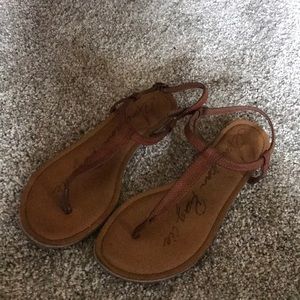 Brown sandals